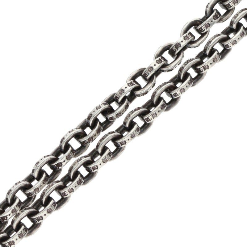 Chrome Hearts Paper Chain 18 Silver Necklace — view 5