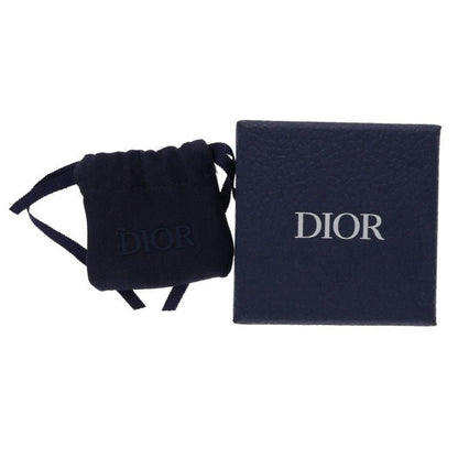 Dior Rhinestone Embellished Oblique Logo Necklace — view 5