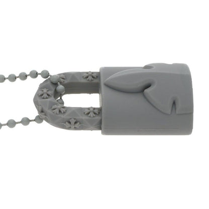 Chrome Hearts Rubber Padlock Flerknee Slcn Silicone Necklace — view 5