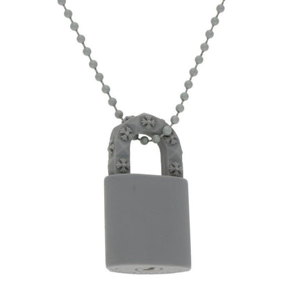 Chrome Hearts Rubber Padlock Flerknee Slcn Silicone Necklace — view 3