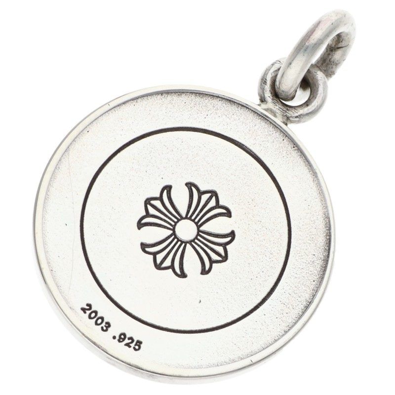Chrome Hearts Chrm Angl Mdl Angel Medal Charm V2 Silver Pendant — view 2