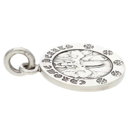 Chrome Hearts Chrm Angl Mdl Angel Medal Charm V2 Silver Pendant — view 5
