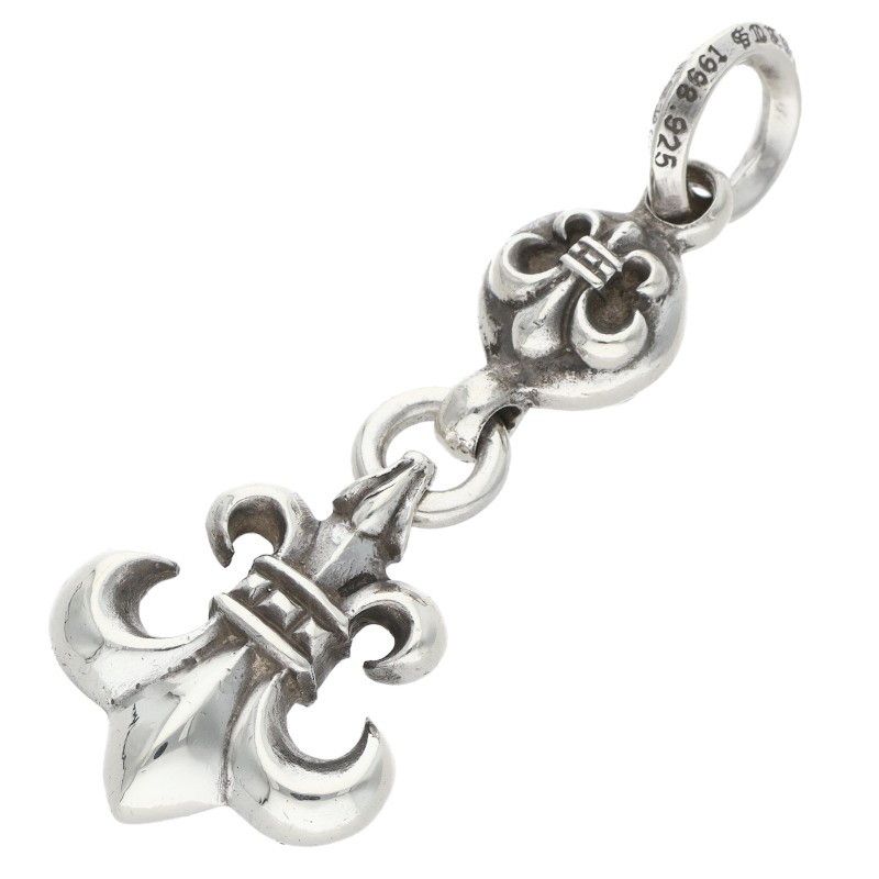 Chrome Hearts BS Fleur BS Flare Charm Silver Pendant