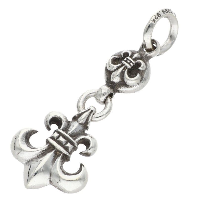 Chrome Hearts BS Fleur BS Flare Charm Silver Pendant — view 2
