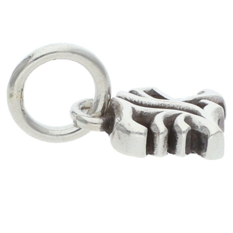 Chrome Hearts Stack Alphabet Charm Initial Silver Pendant — view 4