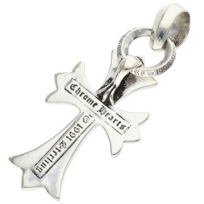 Chrome Hearts CH Crs Sml Bale Small CH Cross Silver Pendant — view 2