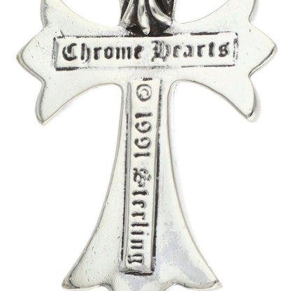 Chrome Hearts CH Crs Sml Bale Small CH Cross Silver Pendant — view 3