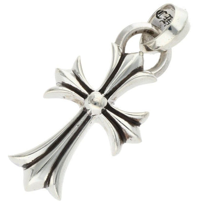 Chrome Hearts CH Crs Sml Bale Small CH Cross Silver Pendant