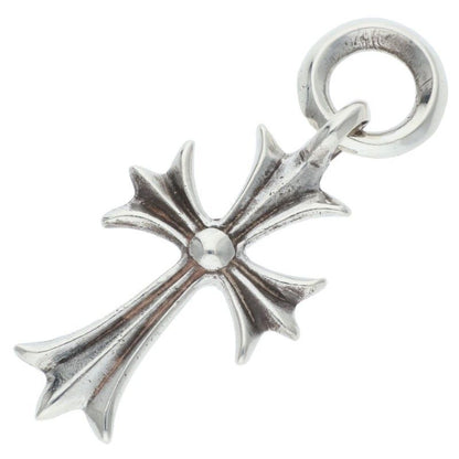 Chrome Hearts Tiny CH Cross Vintage Charm Silver Pendant