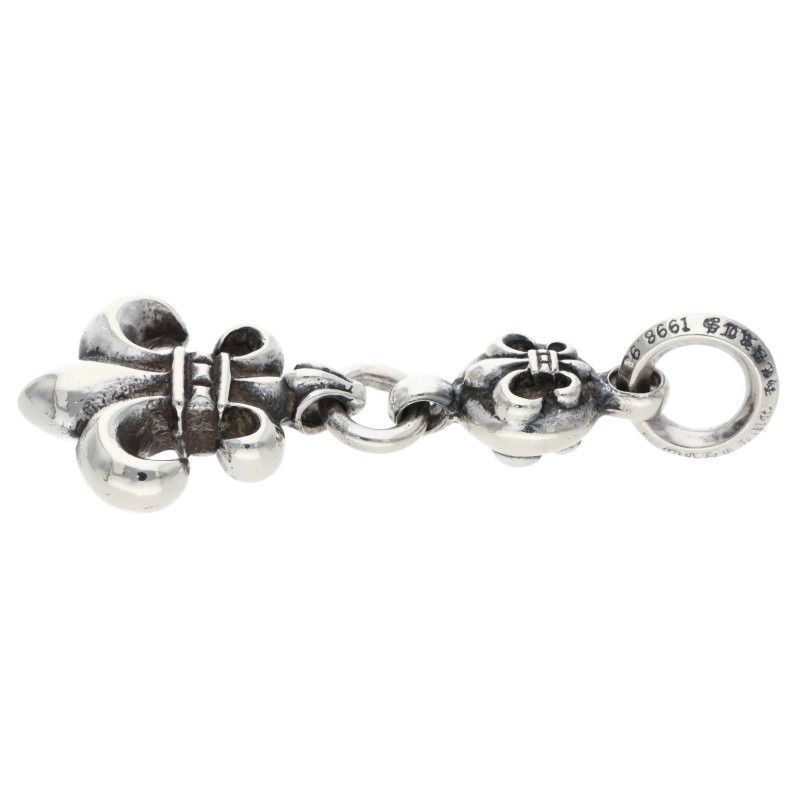Chrome Hearts BS Fleur BS Flare Charm Silver Pendant — view 4