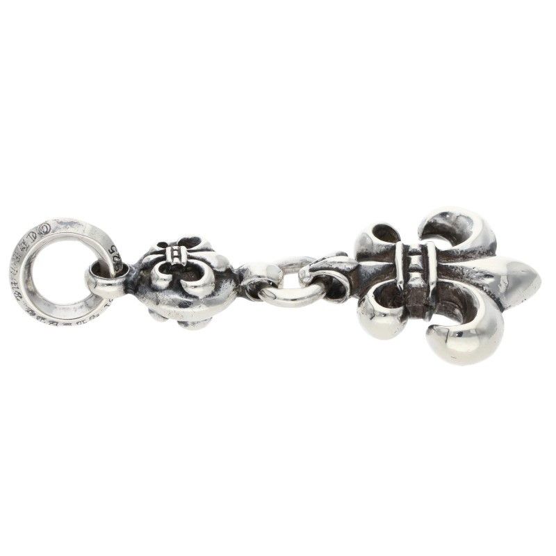 Chrome Hearts BS Fleur BS Flare Charm Silver Pendant — view 5