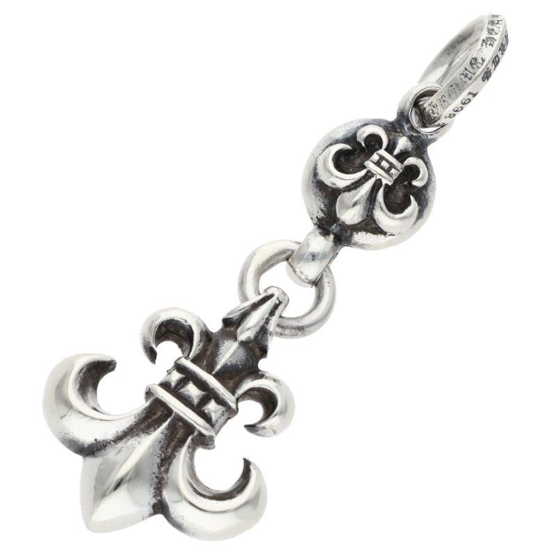 Chrome Hearts BS Fleur BS Flare Charm Silver Pendant