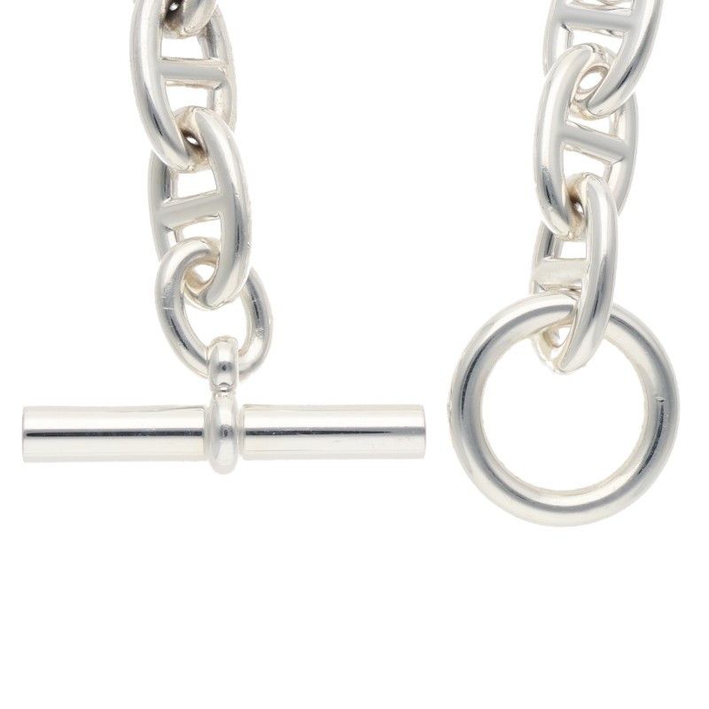 Hermes Chaine D'ancre TGM Silver Bracelet — view 4