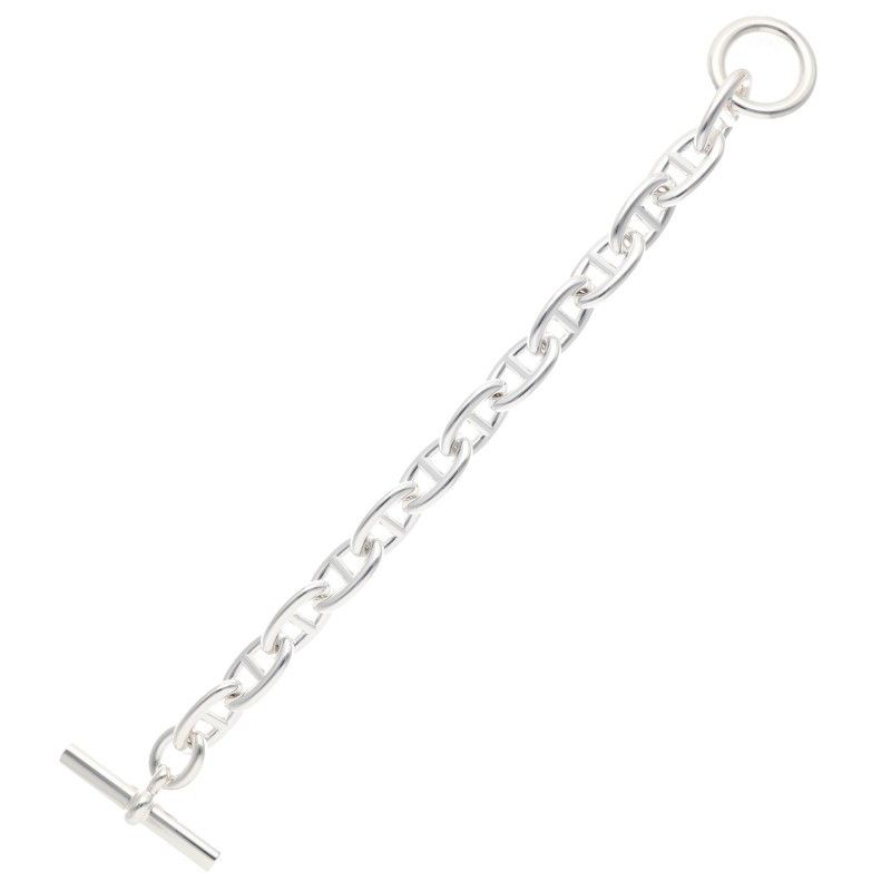 Hermes Chaine D'ancre TGM Silver Bracelet — view 2