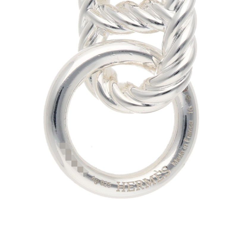 Hermes Chaine D'ancre Alea II GM Iigm Silver Bracelet 16 — view 3