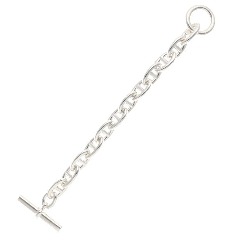 Hermes Chaine D'ancre TGM Silver Bracelet — view 2