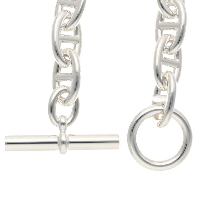 Hermes Chaine D'ancre TGM Silver Bracelet — view 4