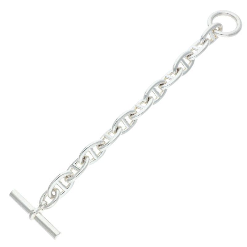 Hermes Chaine D'ancre TGM Silver Bracelet — view 2