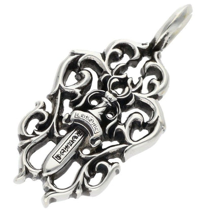 Chrome Hearts Vine Dagger Silver Pendant