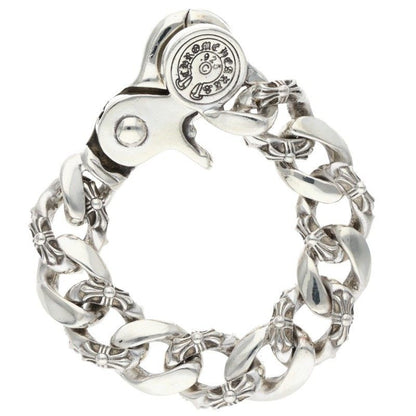 Chrome Hearts Fncy Chn Lnk Fancy Link Clip Silver Bracelet — view 2