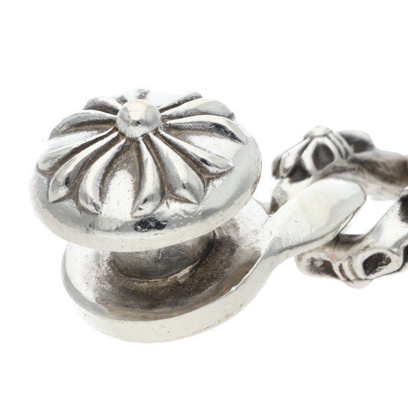 Chrome Hearts Fncy Chn Lnk Fancy Link Clip Silver Bracelet — view 5