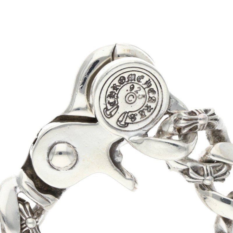 Chrome Hearts Fncy Chn Lnk Fancy Link Clip Silver Bracelet — view 3