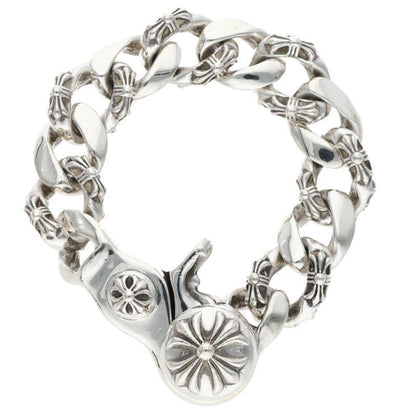 Chrome Hearts Fncy Chn Lnk Fancy Link Clip Silver Bracelet