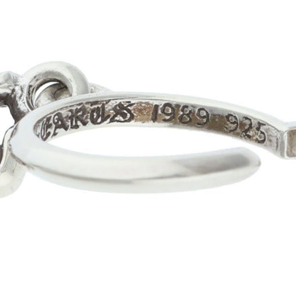Chrome Hearts No5 Dagger 5 Daga Hoop Silver Earrings — view 4