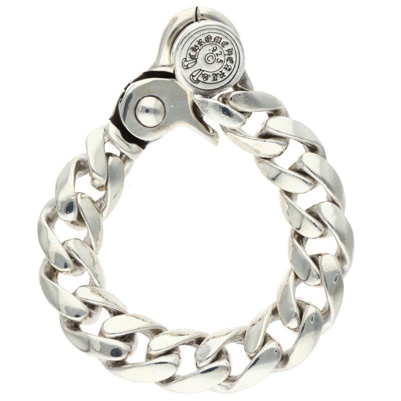 Chrome Hearts Clsc Chn Lnk Classic Link Clip Silver Bracelet — view 2