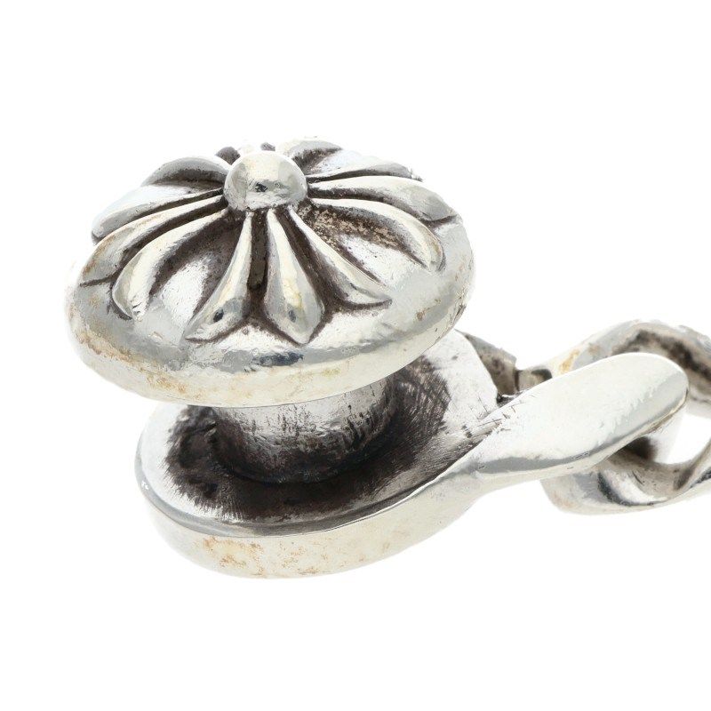 Chrome Hearts Clsc Chn Lnk Classic Link Clip Silver Bracelet — view 4