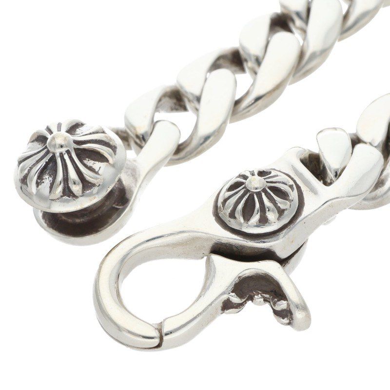 Chrome Hearts Small Clsc Chn Lnk Small Classic Link Clip Silver Bracelet — view 4
