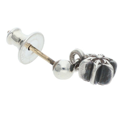 Chrome Hearts Tny Str Drp 1 Tie Nice Tardrop Silver Earrings — view 3