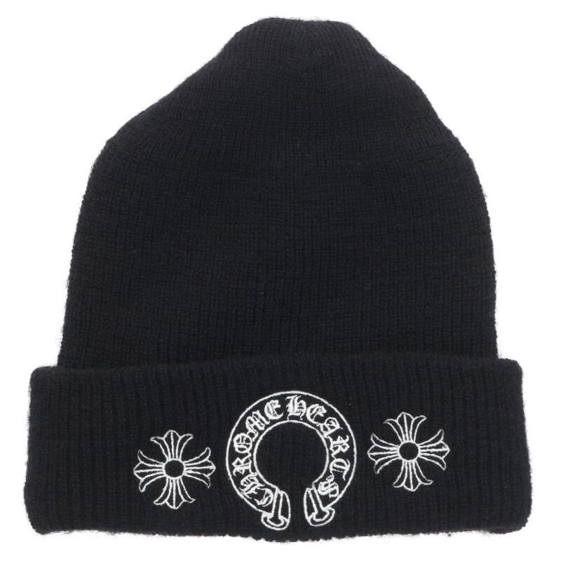 Chrome Hearts Wool Watch Cap Horse Shoe Stitch Acrylic Beanie