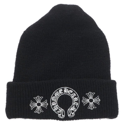 Chrome Hearts Wool Watch Cap Horse Shoe Stitch Acrylic Beanie
