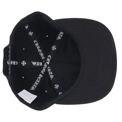 Chrome Hearts Trucker Cap Truck Khaki Cap Flare Scroll Label Cap — view 3