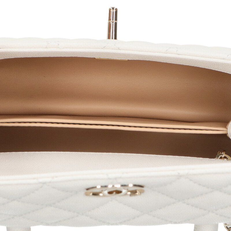 Chanel Coco Handle 24 Caviar Leather Handbag — view 3