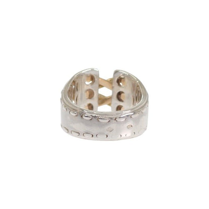 Hermes Mexico Corset Double 51 Ring Gold 925 Sterling Silver — view 5