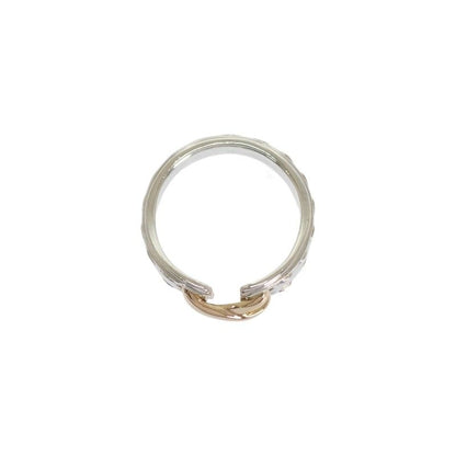 Hermes Mexico Corset Double 51 Ring Gold 925 Sterling Silver — view 6