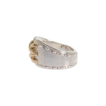 Hermes Mexico Corset Double 51 Ring Gold 925 Sterling Silver — view 3