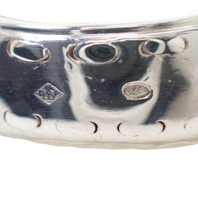 Hermes Mexico Corset Double 51 Ring Gold 925 Sterling Silver — view 8