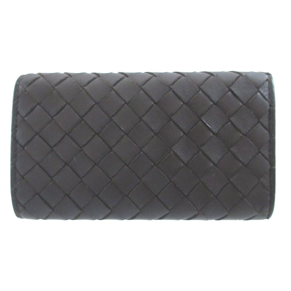 Bottega Veneta Intrecciato Leather Black Key Case Key Holder — view 2