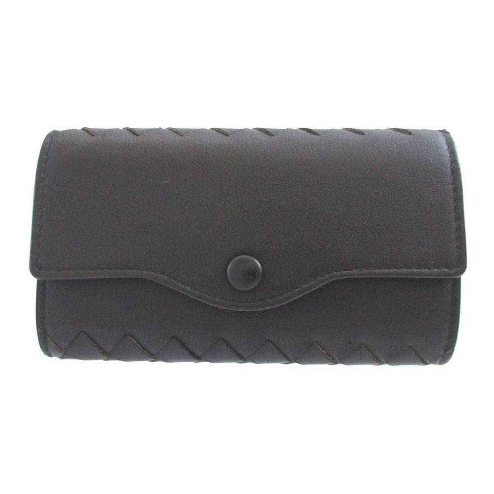 Bottega Veneta Intrecciato Leather Black Key Case Key Holder