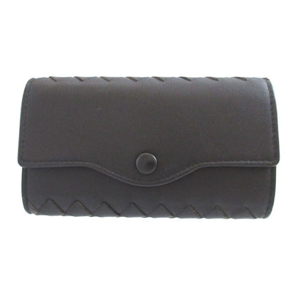 Bottega Veneta Intrecciato Leather Black Key Case Key Holder
