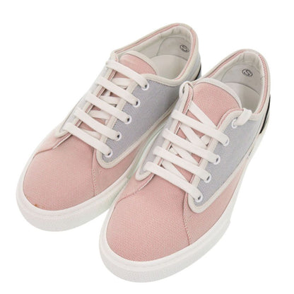 Hermes Envy 40.5 Canvas Pink Blue White Sneakers