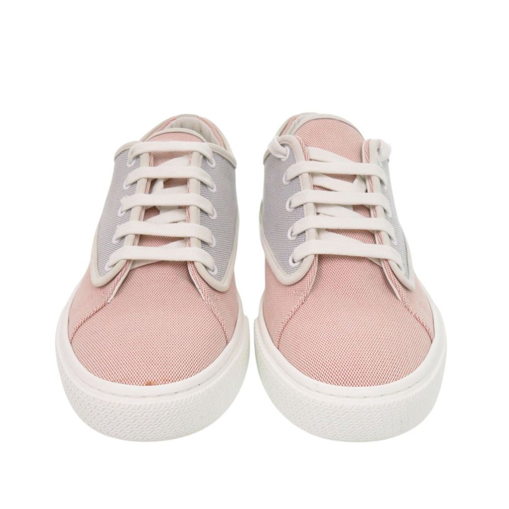 Hermes Envy 40.5 Canvas Pink Blue White Sneakers — view 3