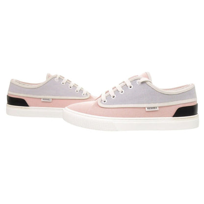 Hermes Envy 40.5 Canvas Pink Blue White Sneakers — view 4