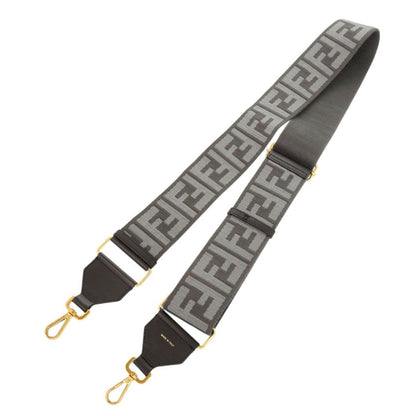 Fendi Strap You Zucca Pattern Canvas Leather Gray — view 3