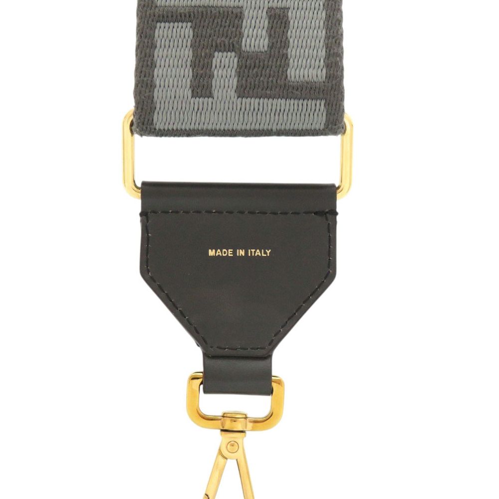 Fendi Strap You Zucca Pattern Canvas Leather Gray — view 7