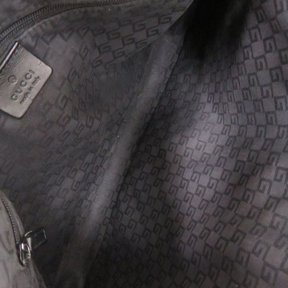 Gucci Jackie Suede Leather Black Handbag — view 5
