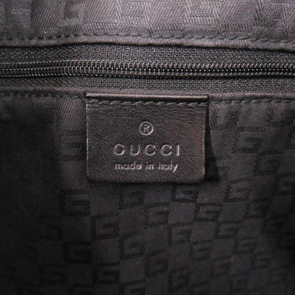 Gucci Jackie Suede Leather Black Handbag — view 9
